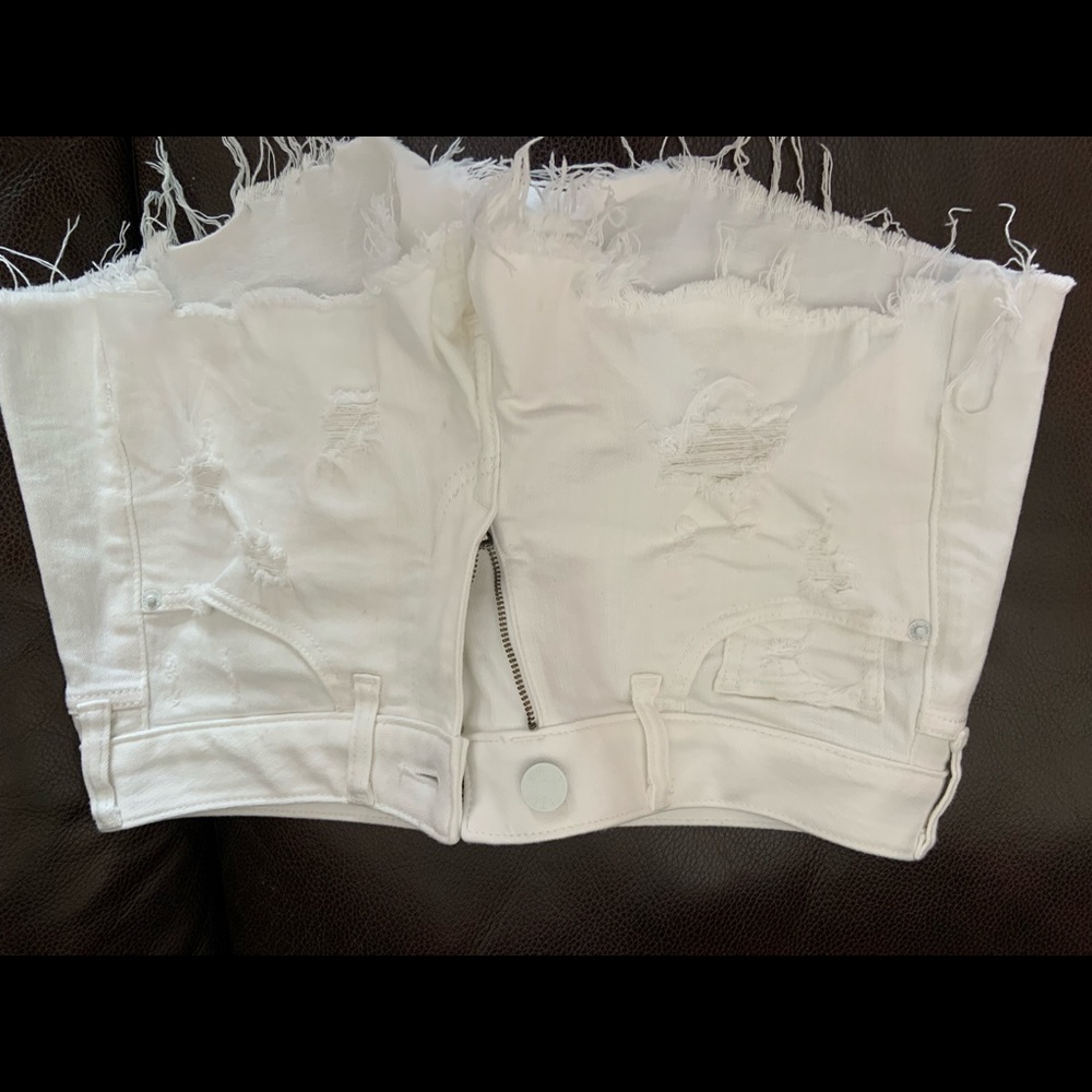 Express low rise stretch denim short